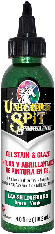 Unicorn Spit Sparkling Wood Stain & Glaze 4oz Lavish Lovebirds