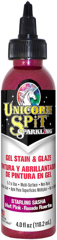 Unicorn Spit Sparkling Wood Stain & Glaze 4oz Starling Sasha