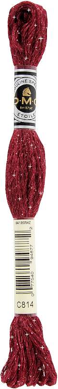 DMC 6-Strand Etoile Embroidery Floss 8.7yd Dark Garnet