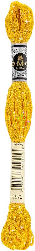 DMC 6-Strand Etoile Embroidery Floss 8.7yd Deep Canary