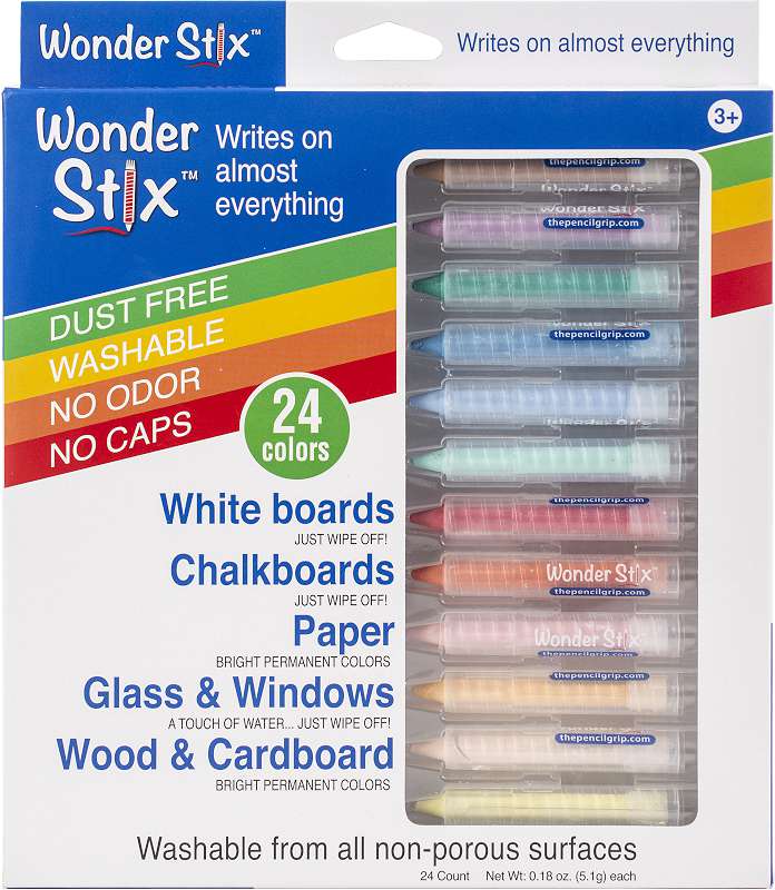 Wonder Stix Crayons 24/Pkg Assorted Colors