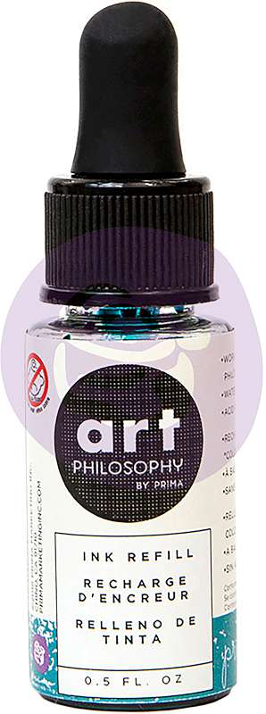 Prima Color Philosophy Dye Ink Refill .5oz Private Lagoon