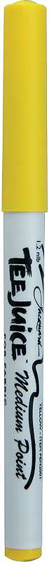 Jacquard Tee Juice Medium Point Fabric Marker Open Stock Yellow