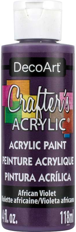 Crafter's Acrylic All Purpose Paint 4oz African Violet - Purple