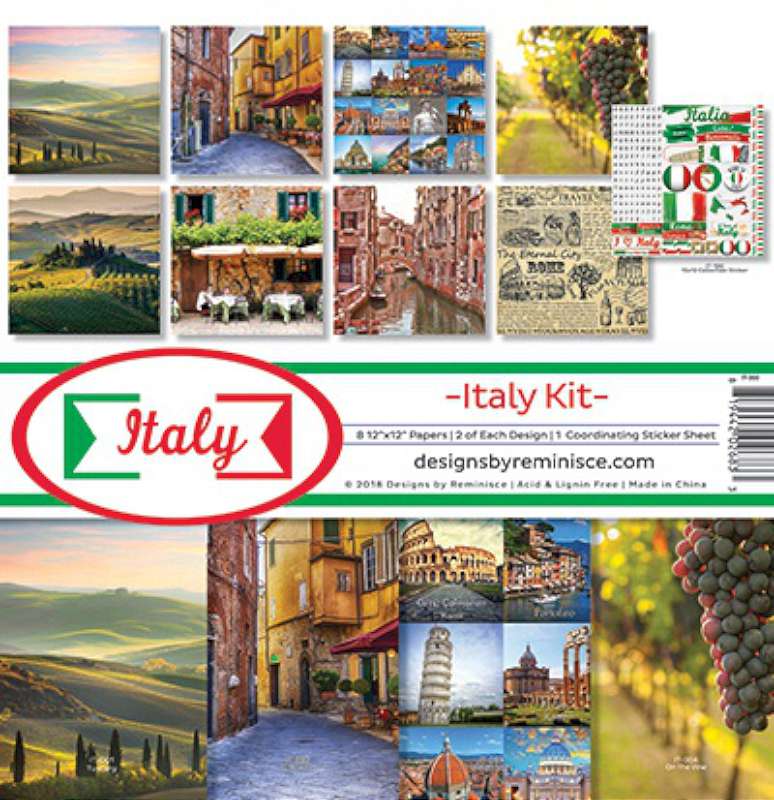Reminisce Collection Kit 12"X12" Italy