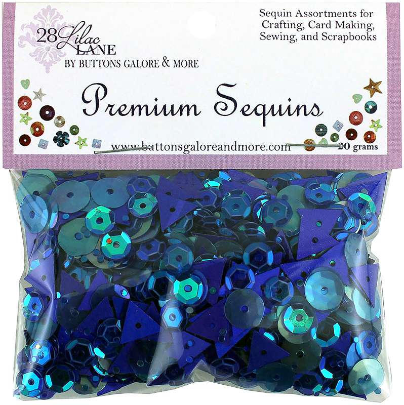 28 Lilac Lane Premium Sequins 20g Denim