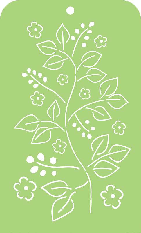 Kaisercraft Mini Designer Templates 3.5"X5.75" Leaves