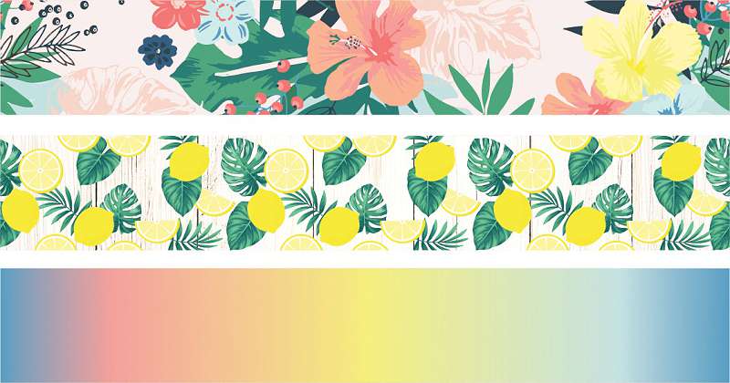 Sunshine & Blue Skies Washi Tape 3/Pkg  