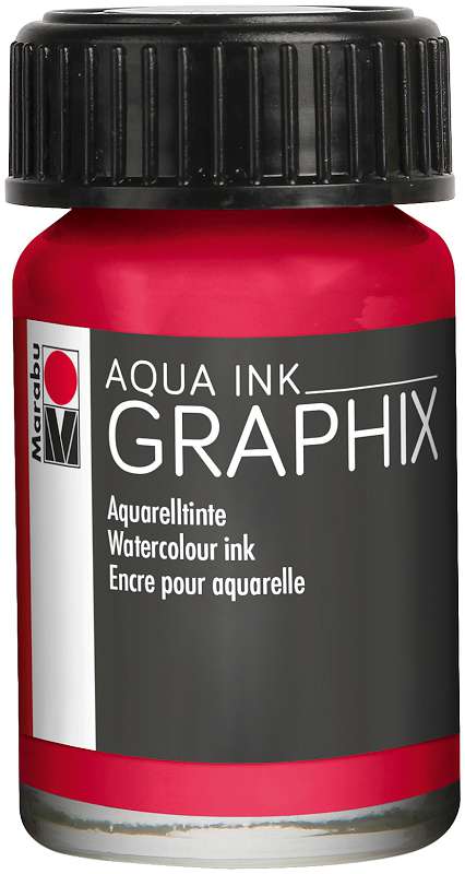 Marabu Aqua Ink 15ml Carmine Red