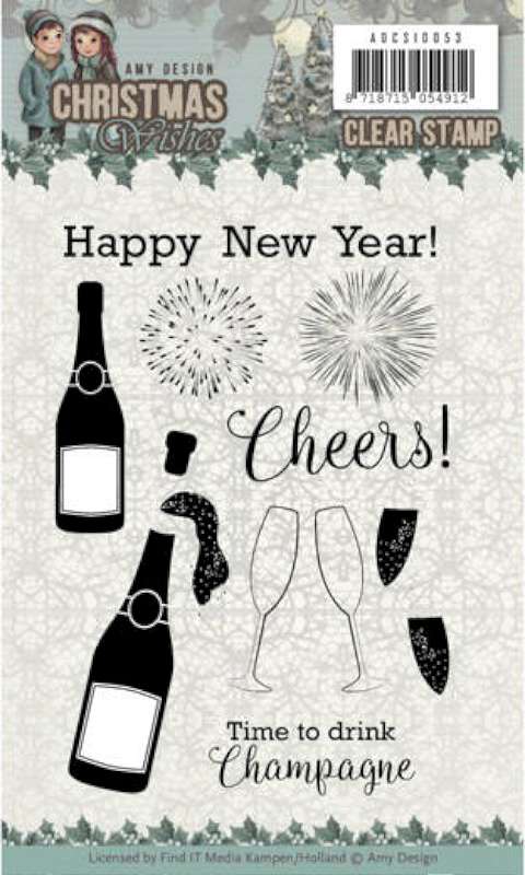 Find It Trading Amy Design Clear Stamps Champagne