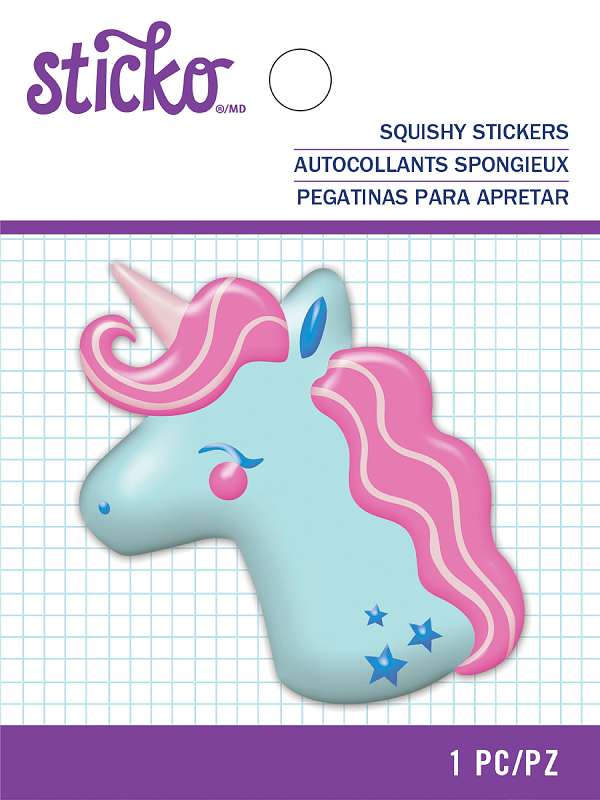 Sticko Squishy Sticker Unicorn