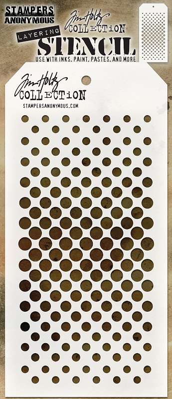 Tim Holtz Layered Stencil 4.125"X8.5" Gradient Dot