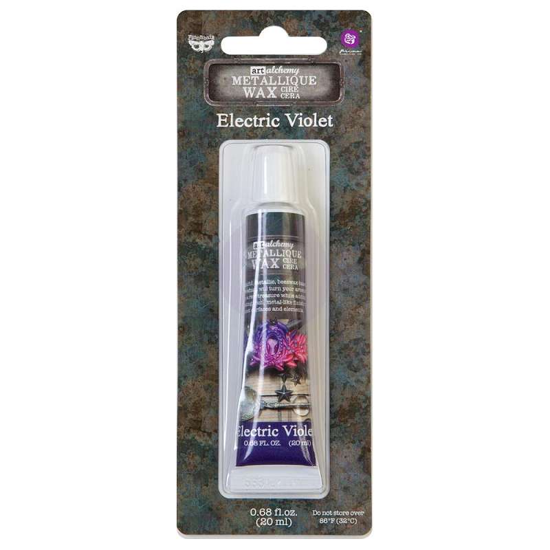 Finnabair Art Alchemy Metallique Wax .68 Fluid Ounce Electric Violet