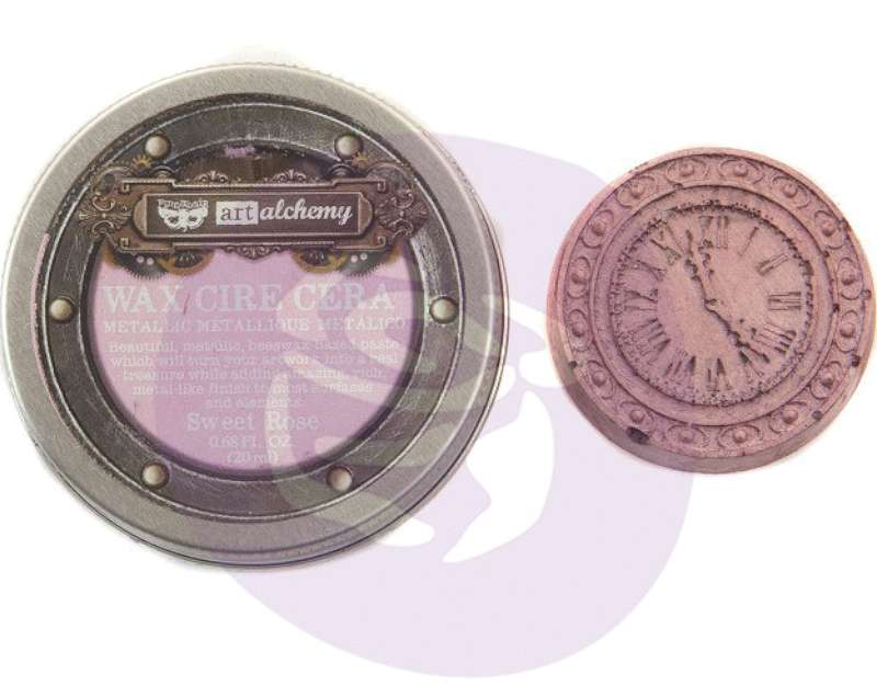 Finnabair Art Alchemy Metallique Wax .68 Fluid Ounce Sweet Rose