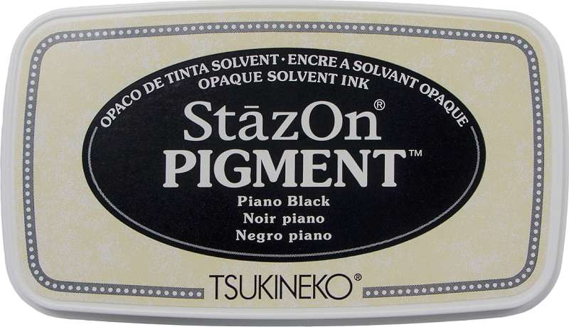 StazOn Pigment Ink Pad Piano Black