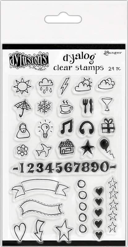 Dyan Reaveley's Dylusions Clear Stamps 4"X8" The Full Package
