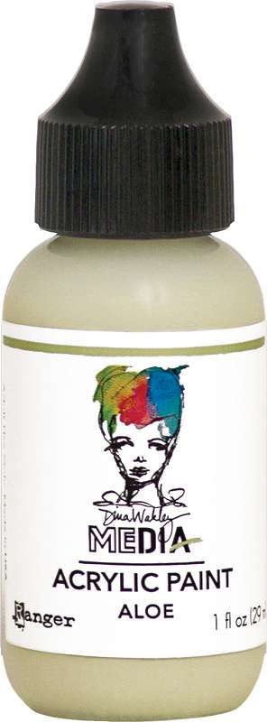 Dina Wakley Media Acrylic Paint 1oz Aloe