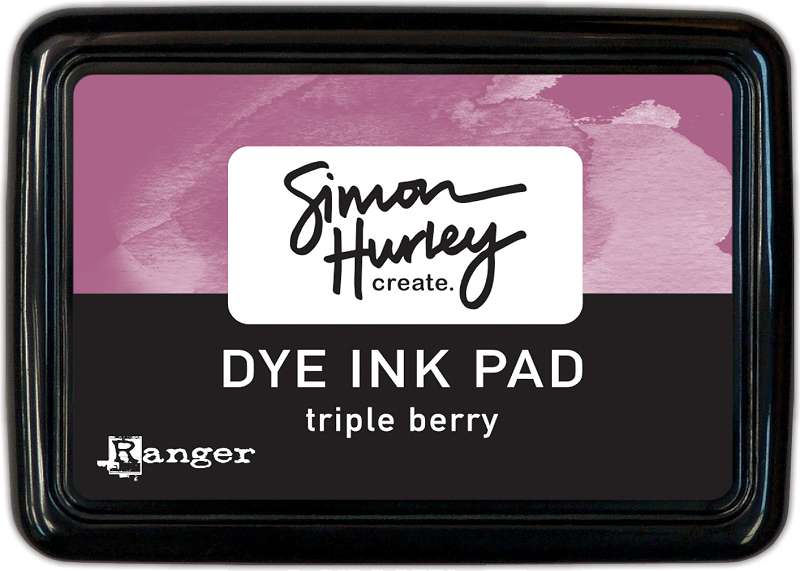 Simon Hurley create. Dye Ink Pad Triple Berry