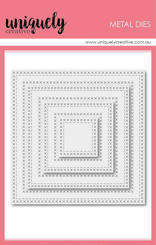 Uniquely Creative Metal Dies Cross Stitch Nesting Squares
