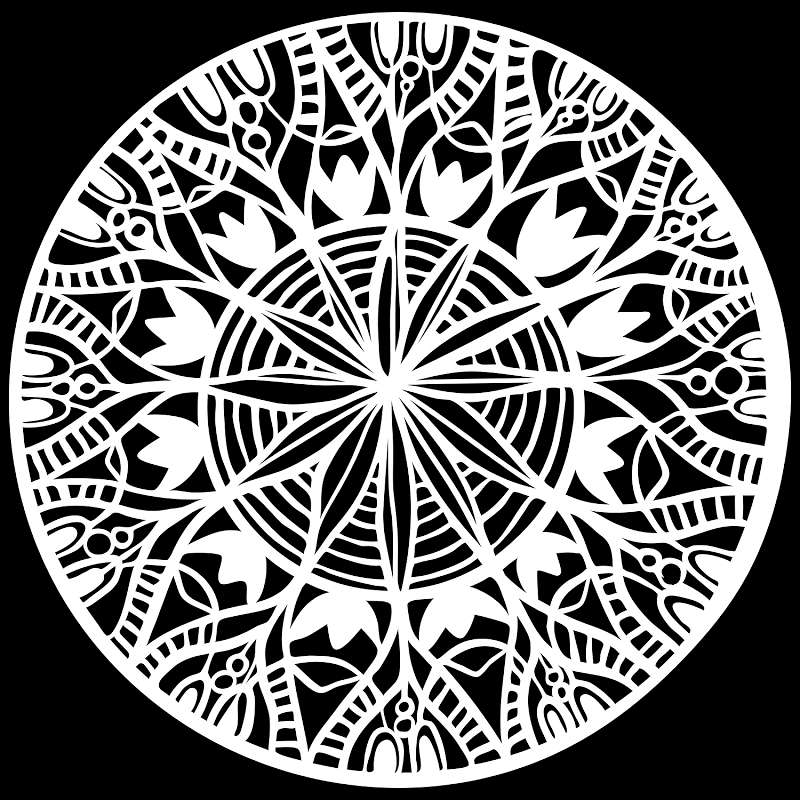 Crafter's Workshop Template 6"X6" Spring Medallion