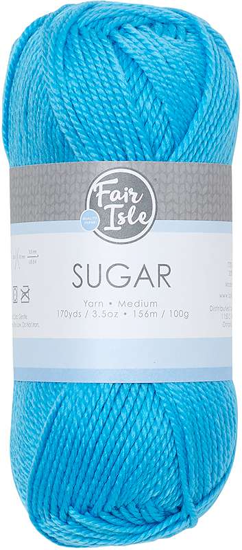 Fair Isle Yarn Sugar Atomic Turquoise