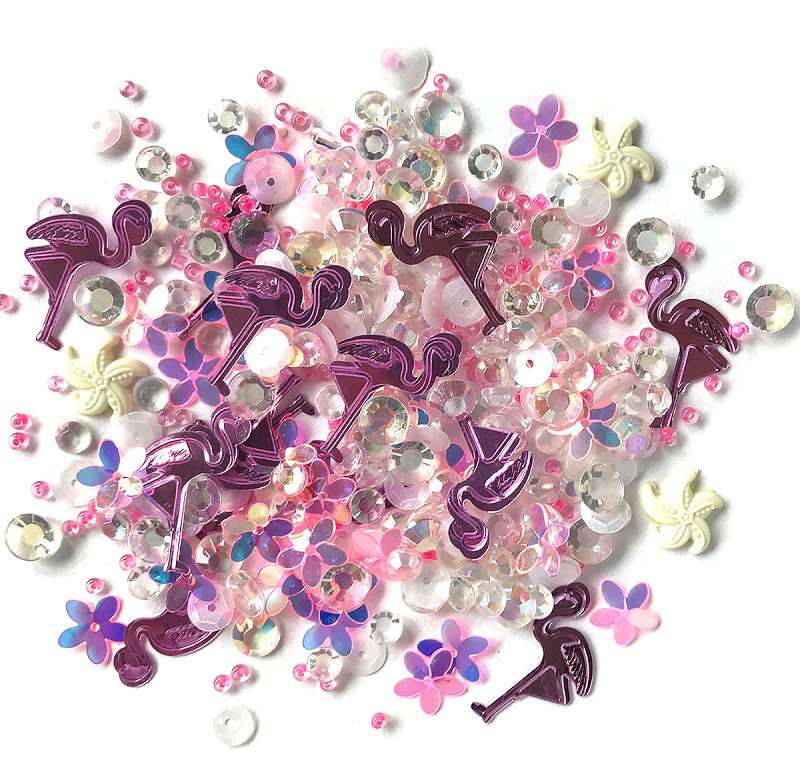 Sparkletz Embellishment Pack 10g Pink Flamingo