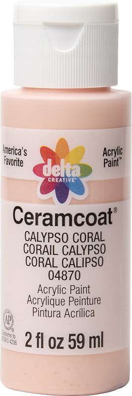 Ceramcoat Acrylic Paint 2oz-Calypso Coral