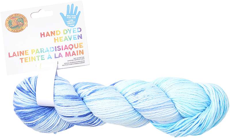 Lion Brand Hand Dyed Heaven Yarn Bluetooth