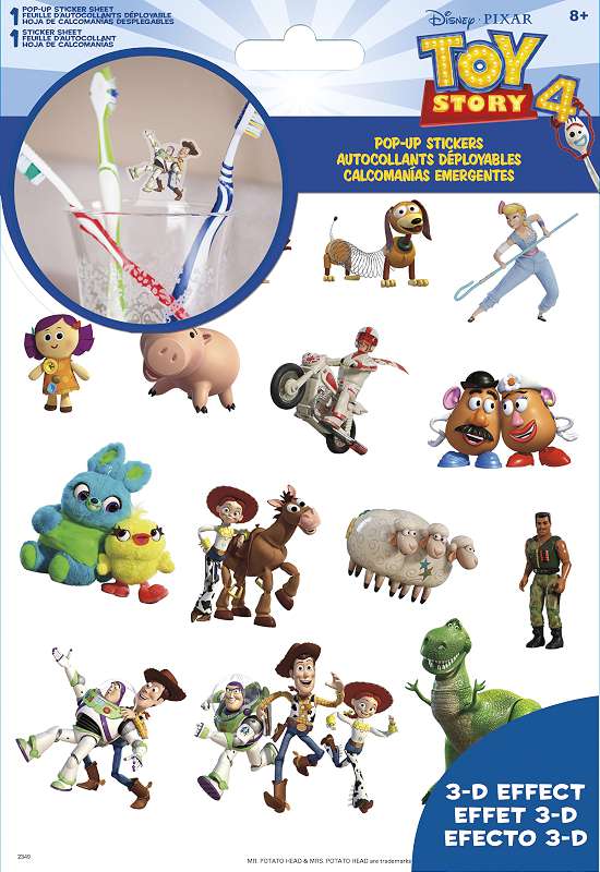 Sandylion Disney Pop Up Stickers Toy Story 4