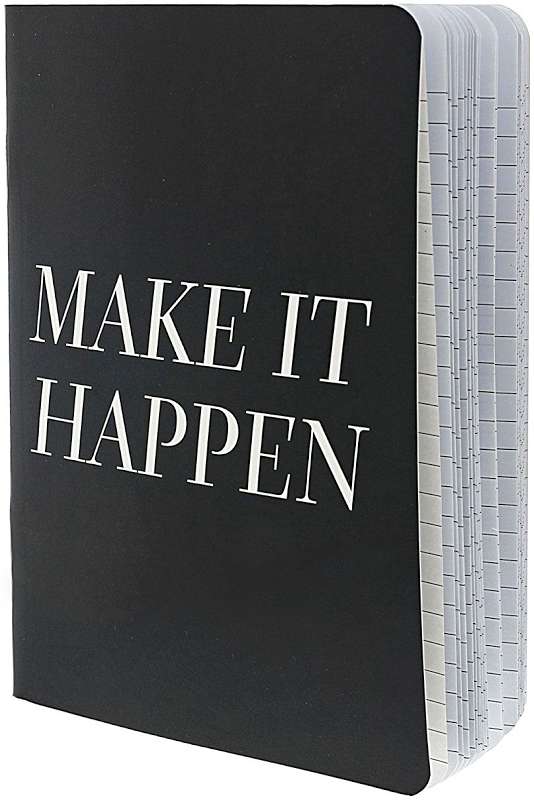 Teresa Collins Designer Notebook 6"X8" Make It Happen