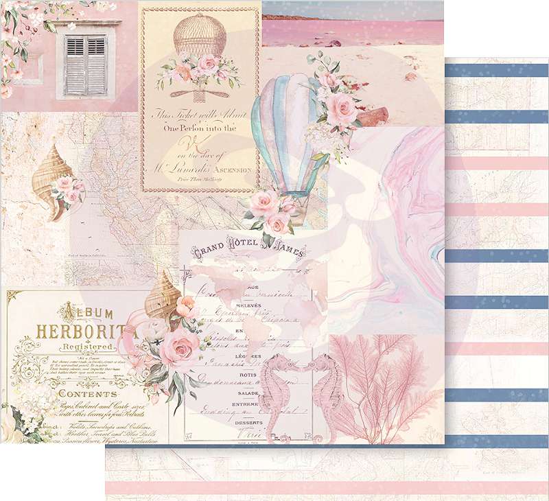 Prima Marketing Golden Coast Double-Sided Cardstock 12X12 Up In The Air
