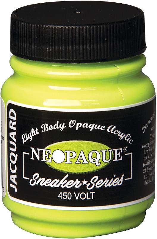 Jacquard Neopaque Acrylic Paint 2.25oz Volt - Sneaker Series