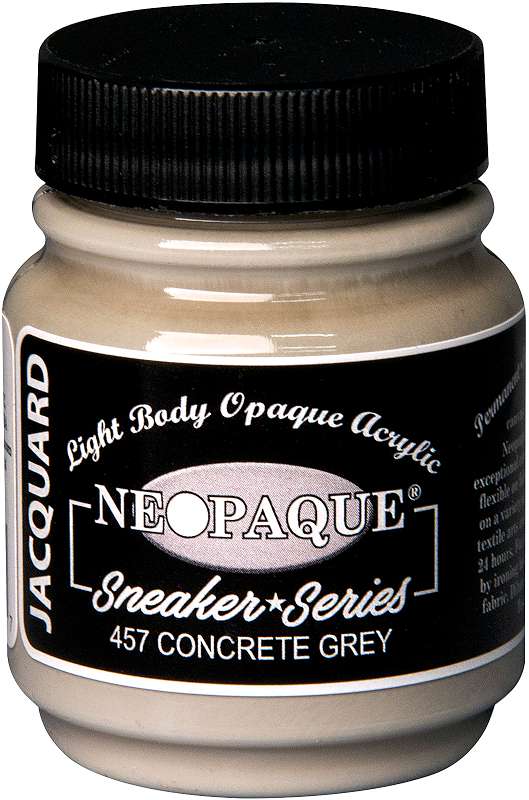 Jacquard Neopaque Acrylic Paint 2.25oz Concrete Grey - Sneaker Series