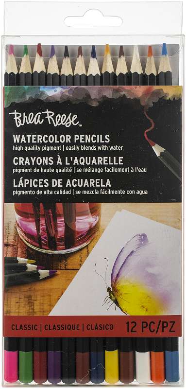 Brea Reese Watercolor Pencils 12/Pkg Classic