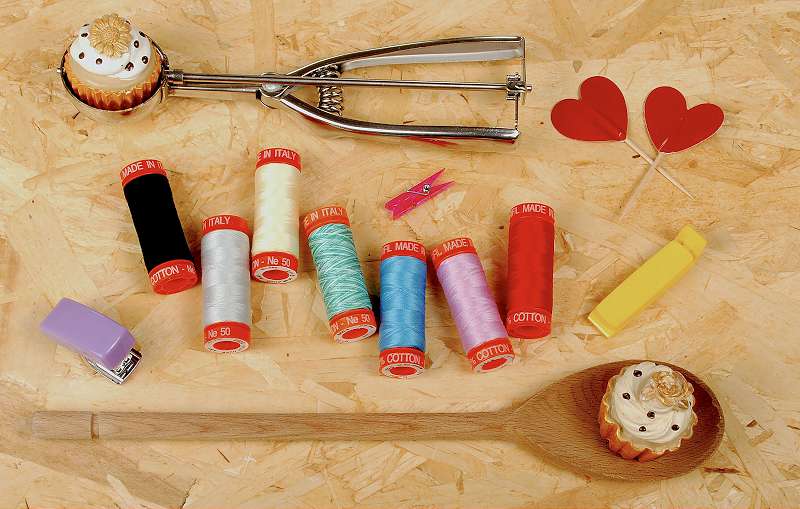Aurifil 50wt Cotton Thread Collection 200m 7/Pkg The Row By Row Experience Collection