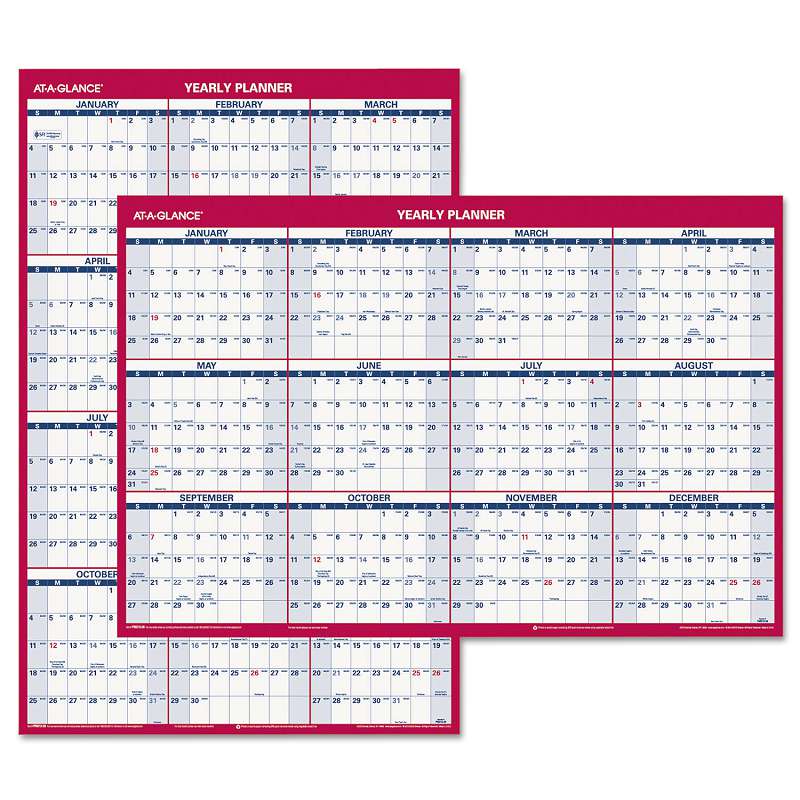 AT-A-GLANCE® Vertical/Horizontal Wall Calendar, 24 x 36, 2017