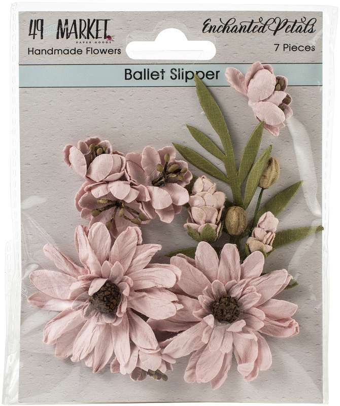 49 And Market Enchanted Petals 7/Pkg Ballet Slipper