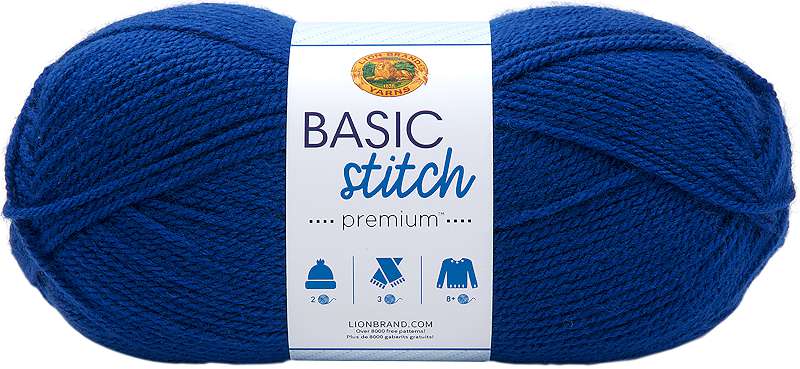 Lion Brand Yarn Basic Stitch Premium Saltwater