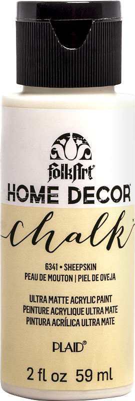 FolkArt Home Decor Chalk Paint 2oz Sheepskin