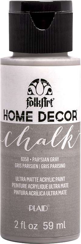 FolkArt Home Decor Chalk Paint 2oz Parisian Grey
