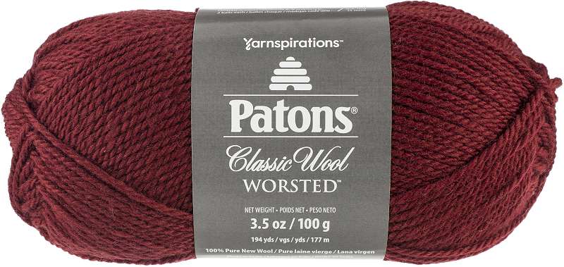 Patons Classic Wool Yarn Claret