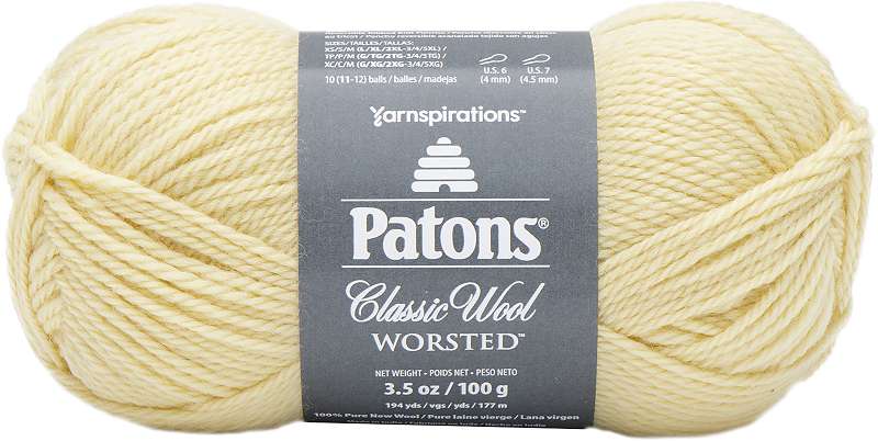 Patons Classic Wool Yarn Soft Sunshine