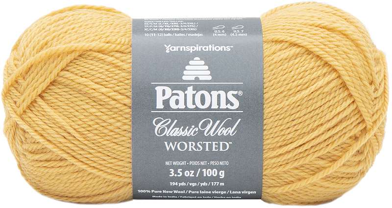 Patons Classic Wool Yarn Sunshine