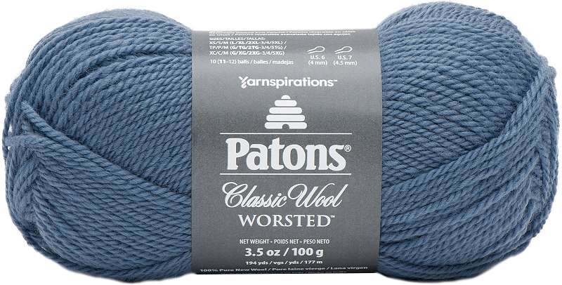 Patons Classic Wool Yarn Country Blue
