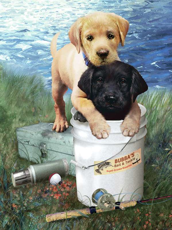 Junior Small Paint By Number Kit 8.75"X11.75" Fishin' Buddies