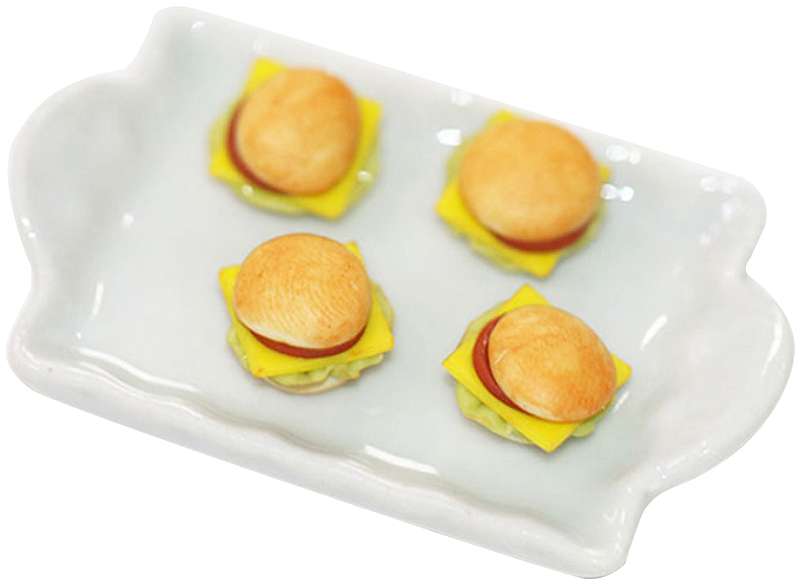 Dress My Craft Miniature 4/Pkg Burger