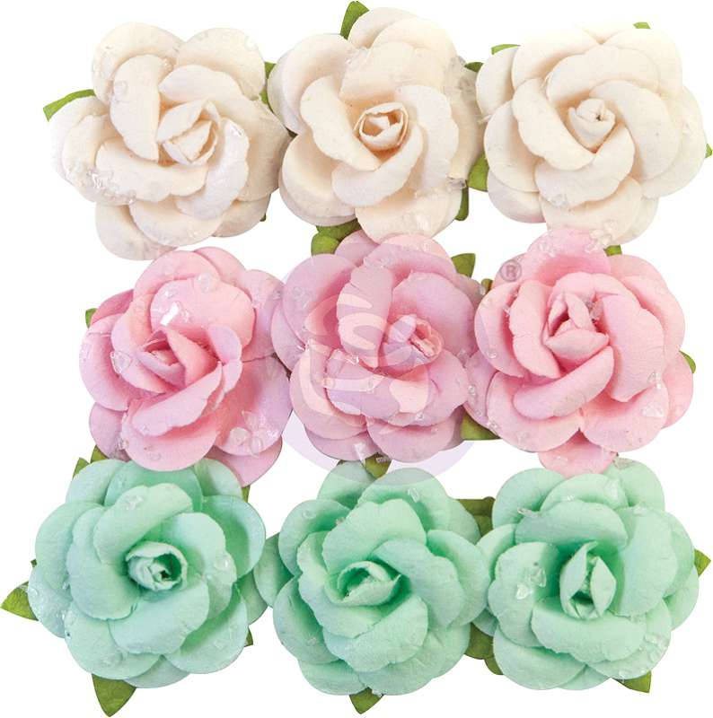 Prima Marketing Mulberry Paper Flowers Fluffy Candy/Dulce By Frank Garcia