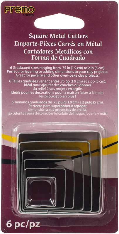 Premo Cutter Set 6/Pkg Square