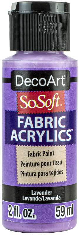SoSoft Fabric Acrylic Paint 2oz Lavender