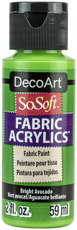 SoSoft Fabric Acrylic Paint 2oz Bright Avocado